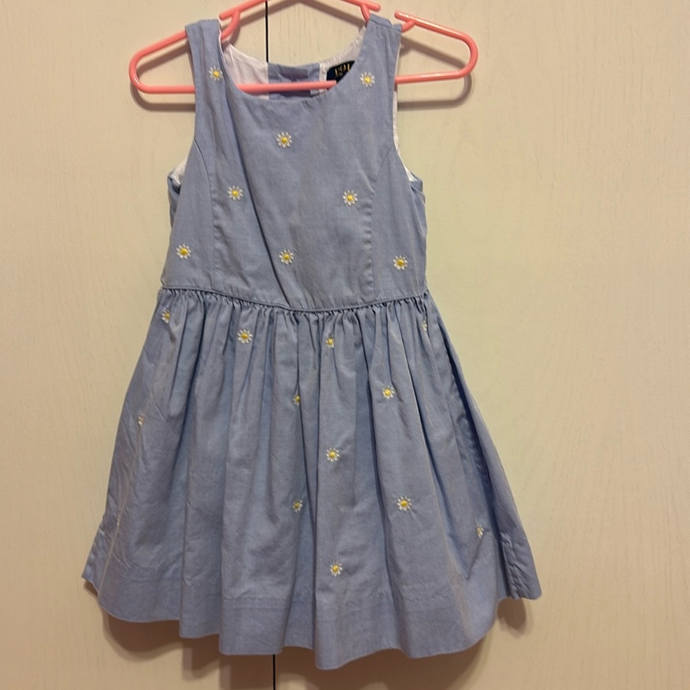 Toddler girls Polo Ralph Lauren girls sunflower dress